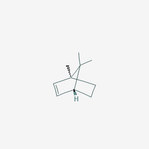 molecular formula C10H16 B13254182 (1S,4R)-1,7,7-Trimethylbicyclo[2.2.1]hept-2-ene CAS No. 2437-75-4