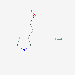 2-(1-Methylpyrrolidin-3-yl)ethan-1-ol hydrochloride