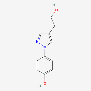 4-[4-(2-Hydroxyethyl)-1H-pyrazol-1-yl]phenol