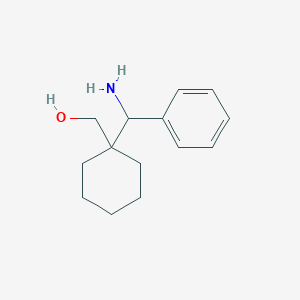 {1-[Amino(phenyl)methyl]cyclohexyl}methanol