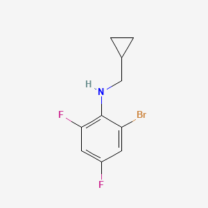 2-bromo-N-(cyclopropylmethyl)-4,6-difluoroaniline