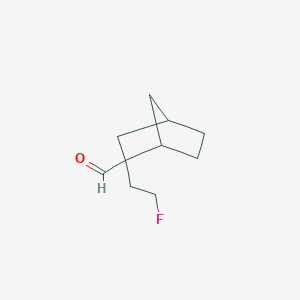 2-(2-Fluoroethyl)bicyclo[2.2.1]heptane-2-carbaldehyde