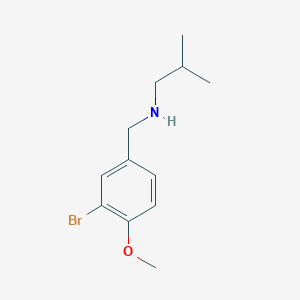 [(3-Bromo-4-methoxyphenyl)methyl](2-methylpropyl)amine