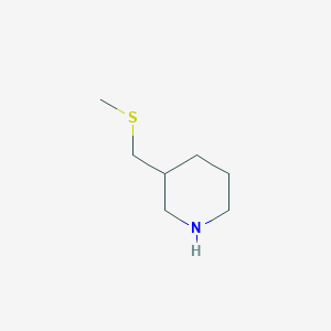 3-[(Methylsulfanyl)methyl]piperidine