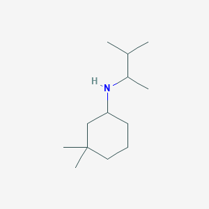 3,3-dimethyl-N-(3-methylbutan-2-yl)cyclohexan-1-amine