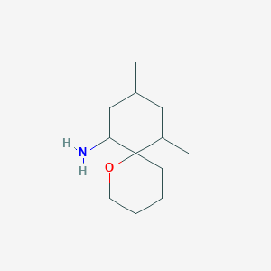 9,11-Dimethyl-1-oxaspiro[5.5]undecan-7-amine