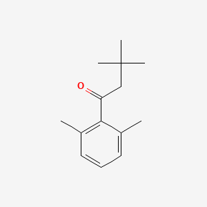 molecular formula C14H20O B1325446 2',3,3,6'-四甲基丁基苯酮 CAS No. 898764-53-9
