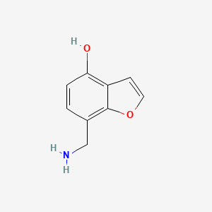 7-(Aminomethyl)-1-benzofuran-4-OL