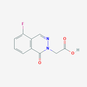 2-(5-Fluoro-1-oxo-1,2-dihydrophthalazin-2-yl)acetic acid