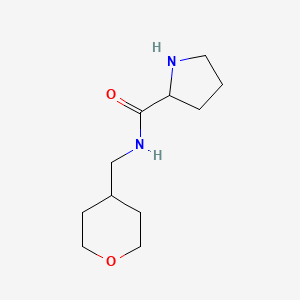 N-(oxan-4-ylmethyl)pyrrolidine-2-carboxamide