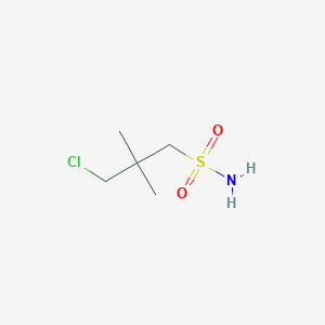 3-Chloro-2,2-dimethylpropane-1-sulfonamide