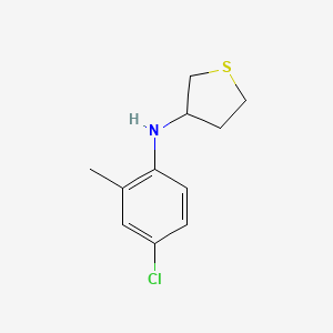 N-(4-chloro-2-methylphenyl)thiolan-3-amine