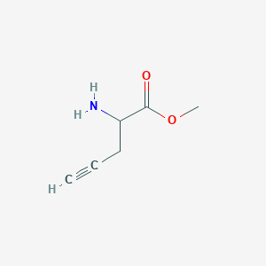 4-Pentynoic acid, 2-amino-, methyl ester