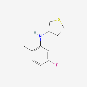 N-(5-fluoro-2-methylphenyl)thiolan-3-amine