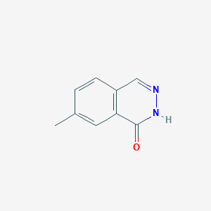 molecular formula C9H8N2O B13254769 7-Methyl-1,2-dihydrophthalazin-1-one 