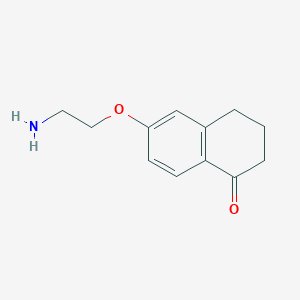 6-(2-Aminoethoxy)-1,2,3,4-tetrahydronaphthalen-1-one