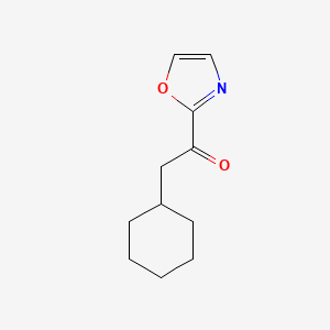 molecular formula C11H15NO2 B1325483 2-(Cyclohexylacetyl)oxazol CAS No. 898759-04-1