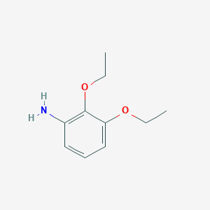 molecular formula C10H15NO2 B13254848 2,3-Diethoxyaniline 