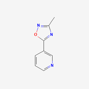 3-(3-Methyl-1,2,4-oxadiazol-5-yl)pyridine