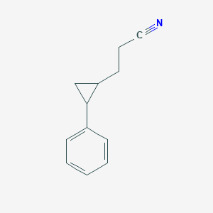 3-(2-Phenylcyclopropyl)propanenitrile