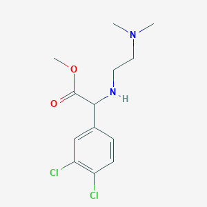 Methyl 2-(3,4-dichlorophenyl)-2-{[2-(dimethylamino)ethyl]amino}acetate