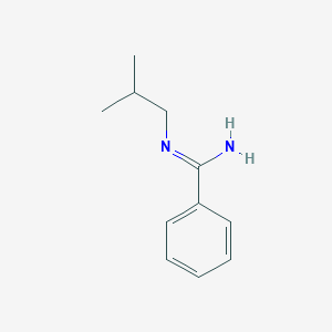 molecular formula C11H16N2 B13254964 N-(2-methylpropyl)benzenecarboximidamide 