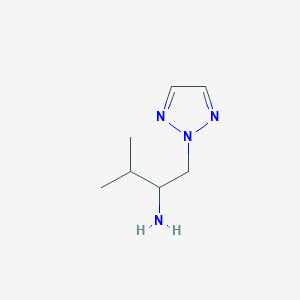 3-Methyl-1-(2H-1,2,3-triazol-2-yl)butan-2-amine