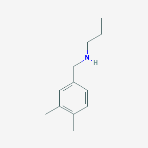 [(3,4-Dimethylphenyl)methyl](propyl)amine