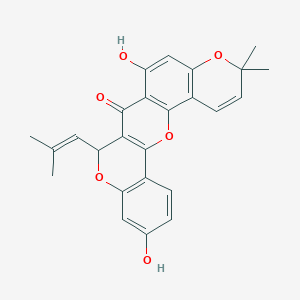 molecular formula C25H22O6 B132551 环莫鲁新 CAS No. 62596-34-3