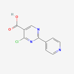 4-Chloro-2-pyridin-4-yl-pyrimidine-5-carboxylic acid