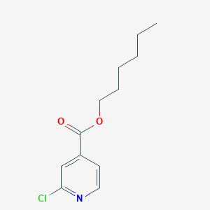 B1325515 Hexyl 2-chloroisonicotinate CAS No. 898784-90-2