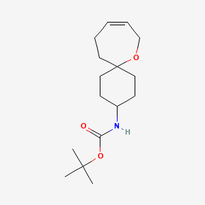 tert-Butyl N-{7-oxaspiro[5.6]dodec-9-en-3-yl}carbamate