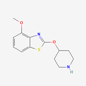 4-Methoxy-2-(piperidin-4-yloxy)-1,3-benzothiazole