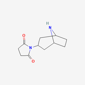 1-(8-Azabicyclo[3.2.1]octan-3-yl)pyrrolidine-2,5-dione