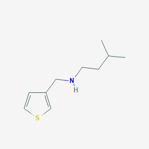 (3-Methylbutyl)(thiophen-3-ylmethyl)amine