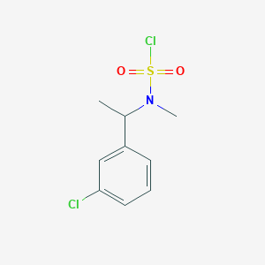 (1-(3-Chlorophenyl)ethyl)(methyl)sulfamoyl chloride