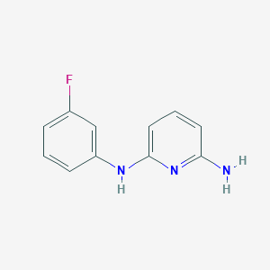 2-N-(3-Fluorophenyl)pyridine-2,6-diamine