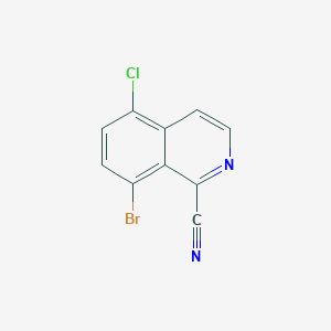 8-Bromo-5-chloroisoquinoline-1-carbonitrile