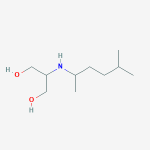 2-[(5-Methylhexan-2-yl)amino]propane-1,3-diol