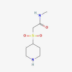 N-methyl-2-(piperidine-4-sulfonyl)acetamide