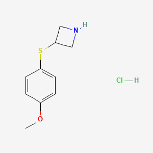 3-[(4-Methoxyphenyl)sulfanyl]azetidine hydrochloride