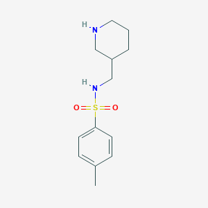 4-Methyl-N-(piperidin-3-ylmethyl)benzene-1-sulfonamide