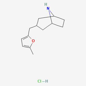 3-((5-Methylfuran-2-yl)methyl)-8-azabicyclo[3.2.1]octane hydrochloride