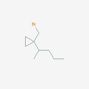 1-(Bromomethyl)-1-(pentan-2-yl)cyclopropane