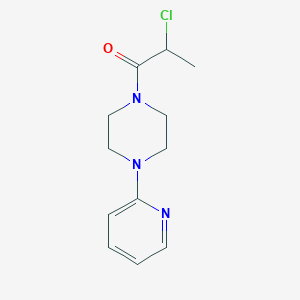 2-Chloro-1-[4-(pyridin-2-YL)piperazin-1-YL]propan-1-one