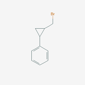 molecular formula C10H11Br B13255674 (2-(Bromomethyl)cyclopropyl)benzene 