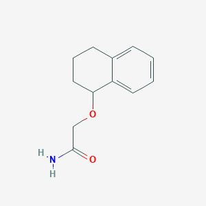 2-(1,2,3,4-Tetrahydronaphthalen-1-yloxy)acetamide