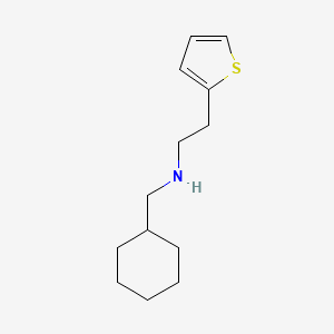 (Cyclohexylmethyl)[2-(thiophen-2-YL)ethyl]amine