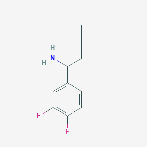 1-(3,4-Difluorophenyl)-3,3-dimethylbutan-1-amine