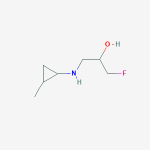 1-Fluoro-3-[(2-methylcyclopropyl)amino]propan-2-ol